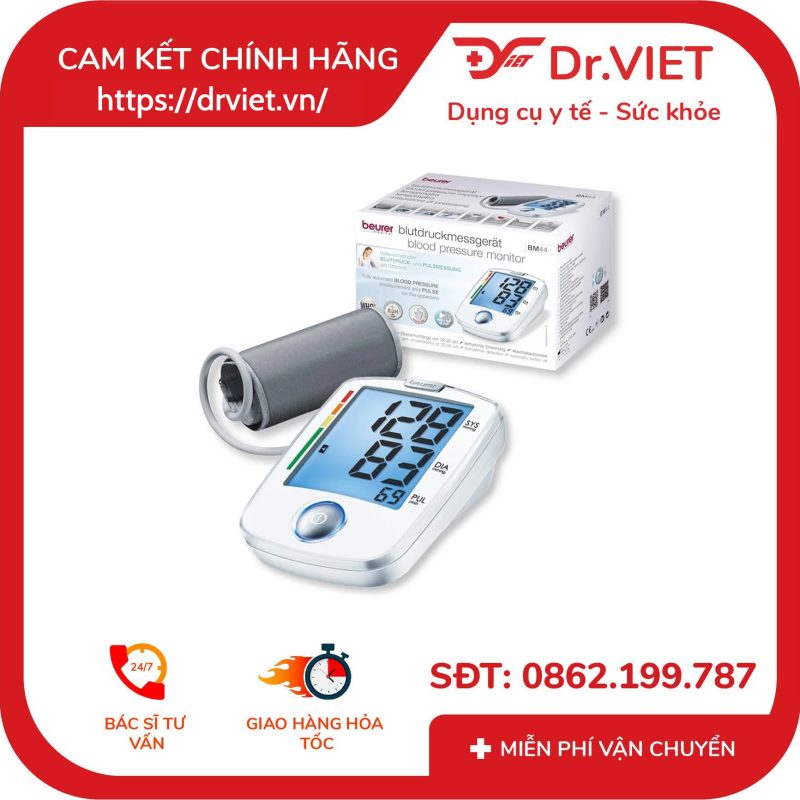 Máy đo huyết áp bắp tay Beurer BM44 16 Máy đo huyết áp bắp tay Beurer BM44