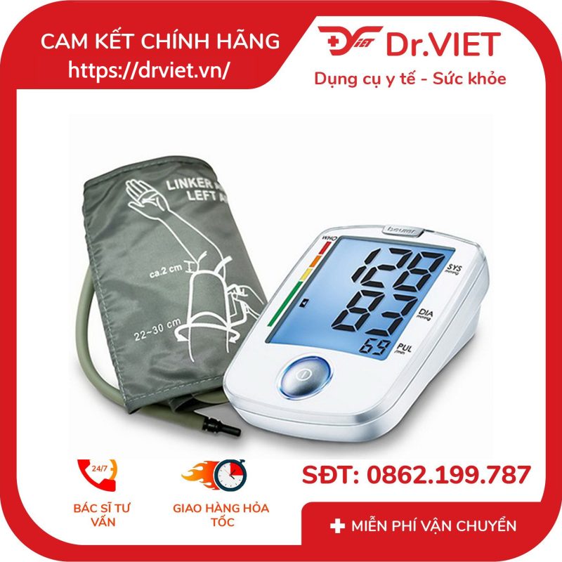 Máy đo huyết áp bắp tay Beurer BM44 15 Máy đo huyết áp bắp tay Beurer BM44