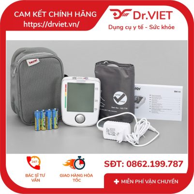 Máy đo huyết áp bắp tay Beurer BM44 16 Máy đo huyết áp bắp tay Beurer BM44