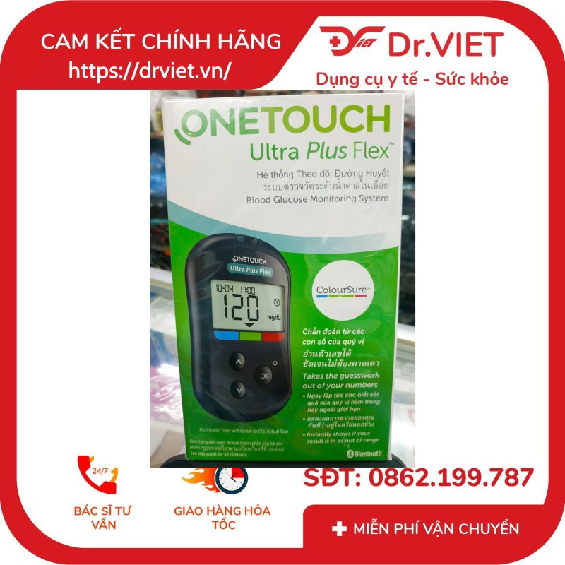 Máy đo đường huyết One Touch Ultra Plus Flex MG 12 Máy đo đường huyết One Touch Ultra Plus Flex MG