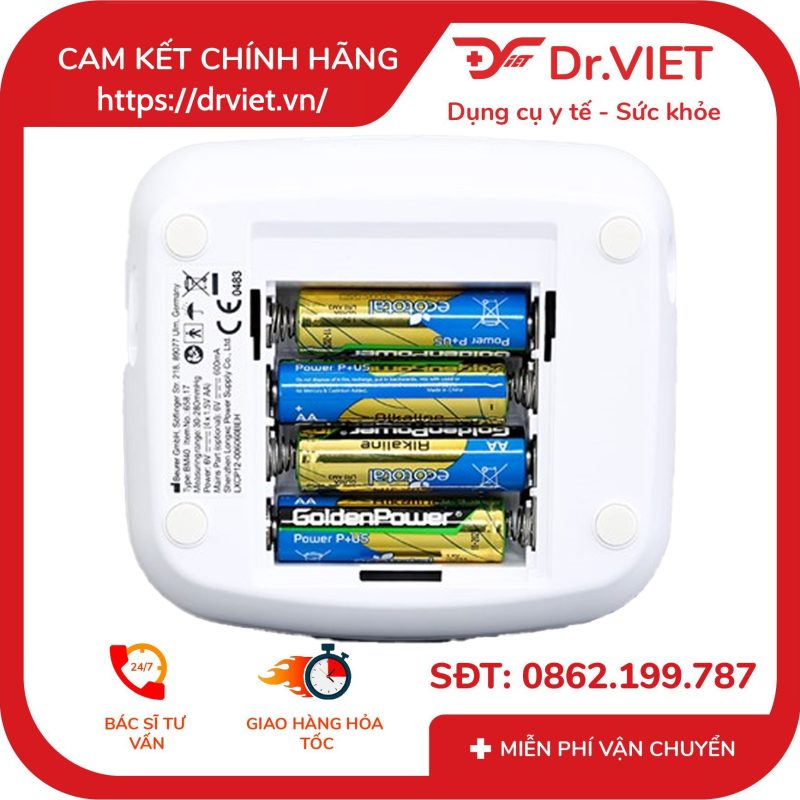 Máy đo huyết áp bắp tay Beurer BM40 13 Máy đo huyết áp bắp tay Beurer BM40