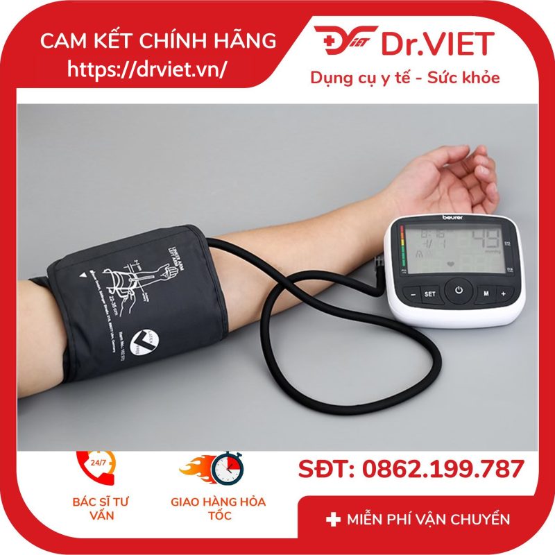 Máy đo huyết áp bắp tay Beurer BM40 12 Máy đo huyết áp bắp tay Beurer BM40