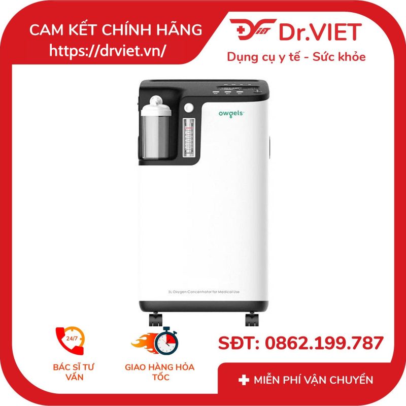 Máy tạo oxy 5 lít Owgels OZ-5-01TW0 kèm xông khí dung 11 Máy tạo oxy 5 lít Owgels OZ-5-01TW0 kèm xông khí dung