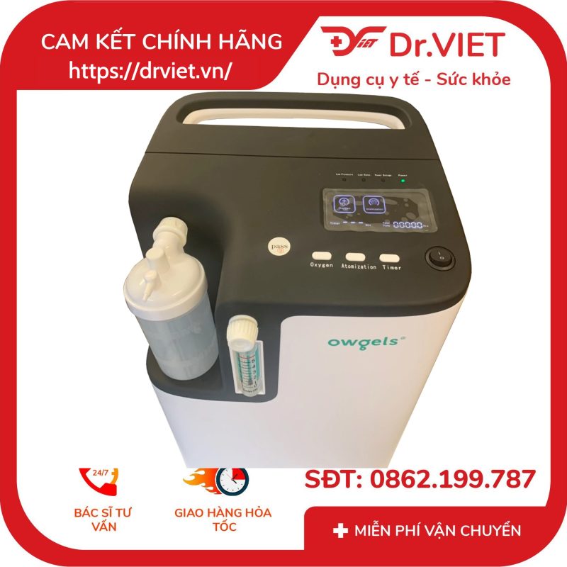 Máy tạo oxy 5 lít Owgels OZ-5-01TW0 kèm xông khí dung 9 Máy tạo oxy 5 lít Owgels OZ-5-01TW0 kèm xông khí dung