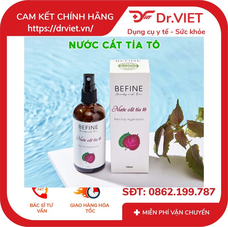 Nước cất tía tô Toner tía tô Befine