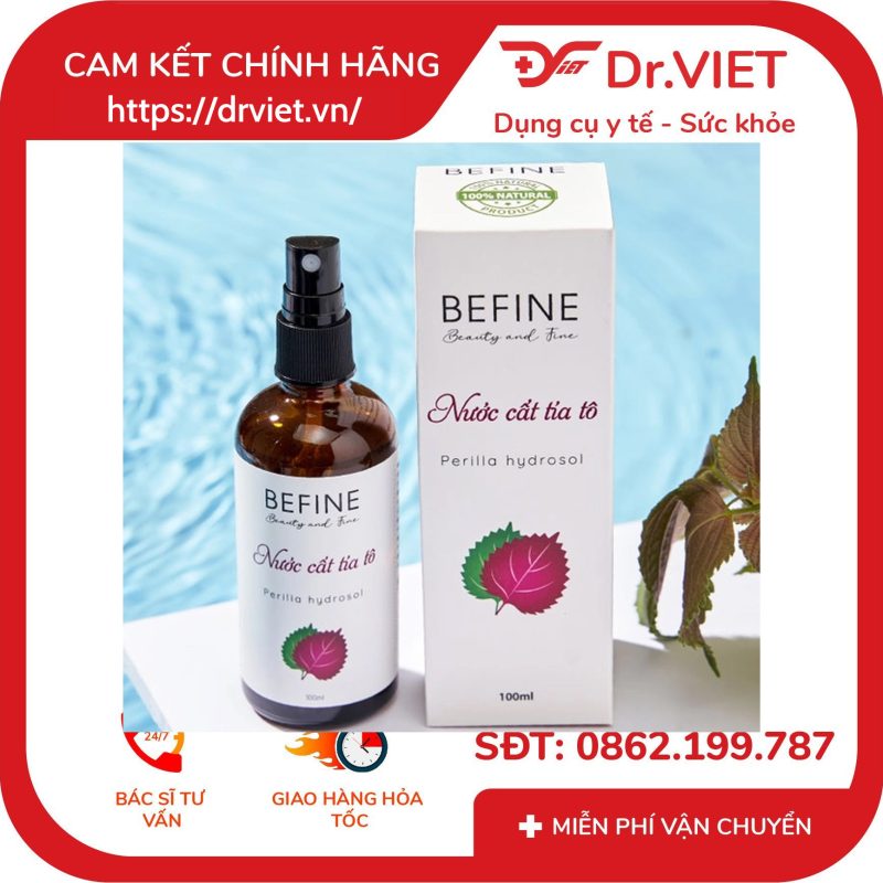 Nước cất tía tô Toner tía tô Befine 15 Nước cất tía tô Toner tía tô Befine