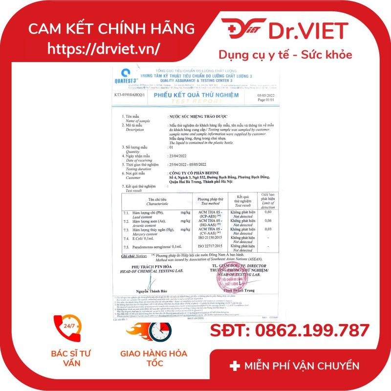 Alternative view of Nước súc miệng thảo dược Befine 300ml