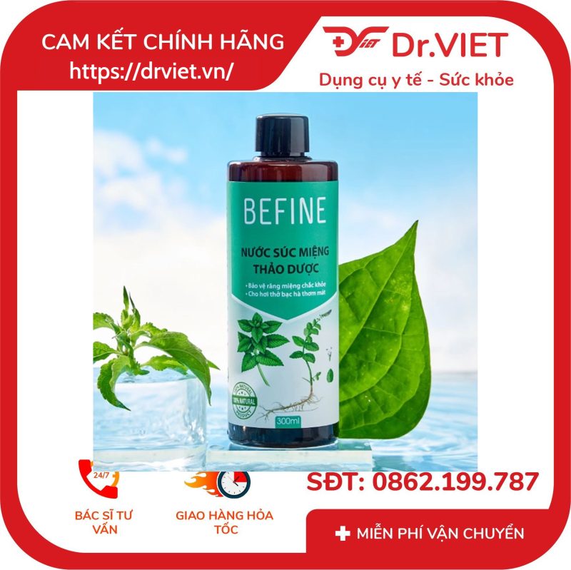 Nước súc miệng thảo dược Befine 300ml