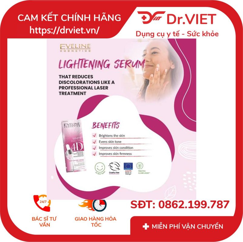Tinh chất Eveline White Prestige 4D Serum 18ml 12 Tinh chất Eveline White Prestige 4D Serum 18ml