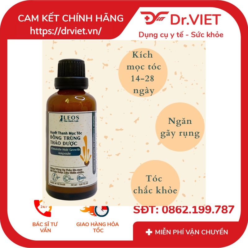 Tinh chất kích mọc tóc Đông Trùng Thảo Dược 10 Tinh chất kích mọc tóc Đông Trùng Thảo Dược