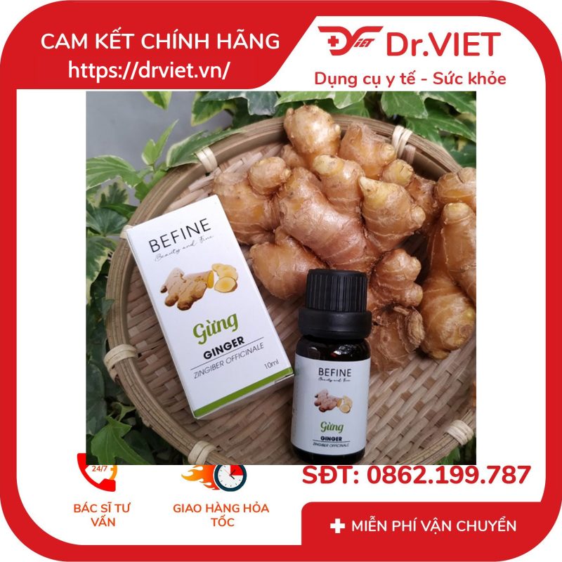 Tinh dầu gừng Befine Ginger Essential Oil 9 Tinh dầu gừng Befine Ginger Essential Oil