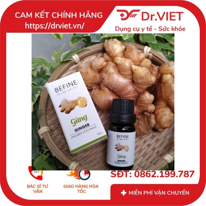 Tinh dầu gừng Befine Ginger Essential Oil 12 Tinh dầu gừng Befine Ginger Essential Oil