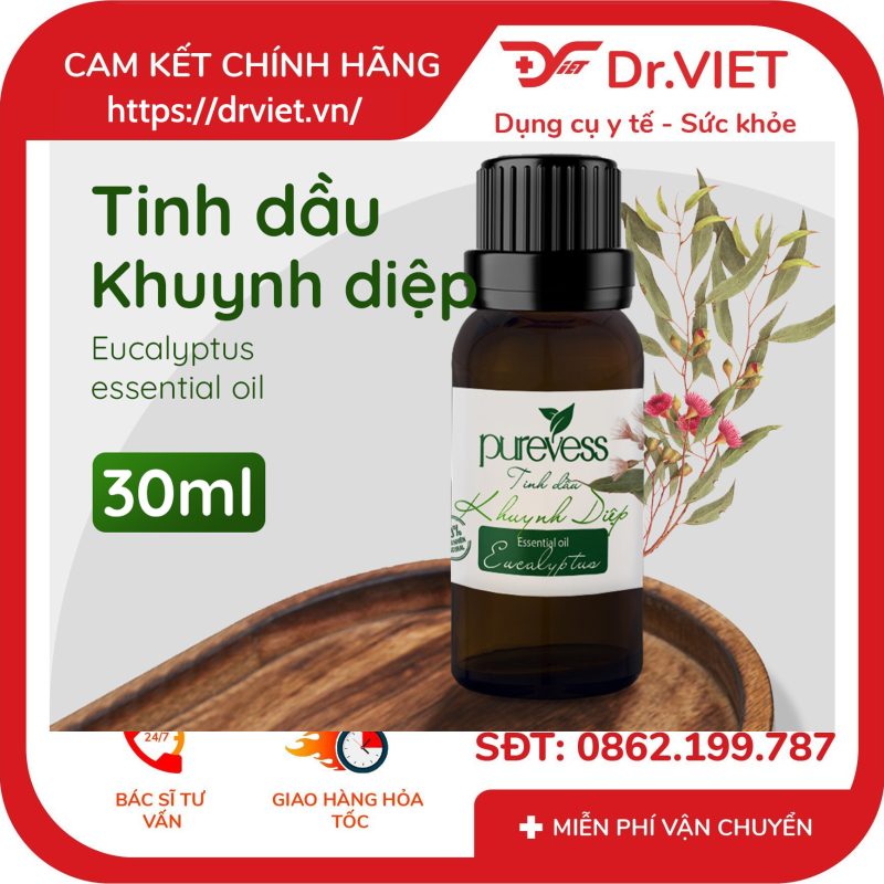 Tinh dầu Khuynh Diệp Purevess nguyên chất