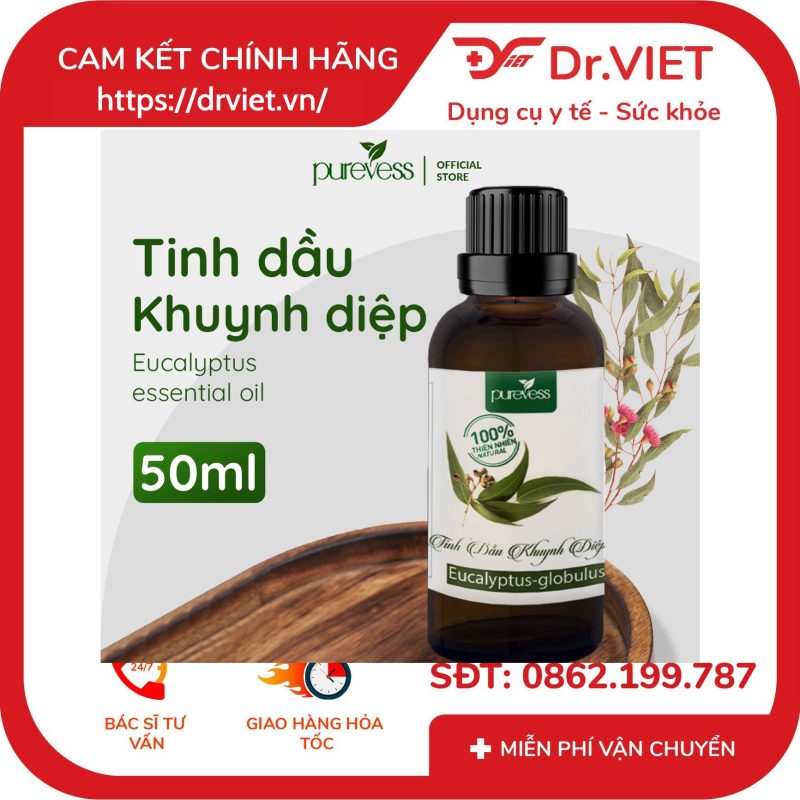 Tinh dầu Khuynh Diệp Purevess nguyên chất