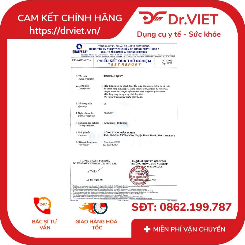 Tinh dầu Quất Befine Tangerine Essential Oil