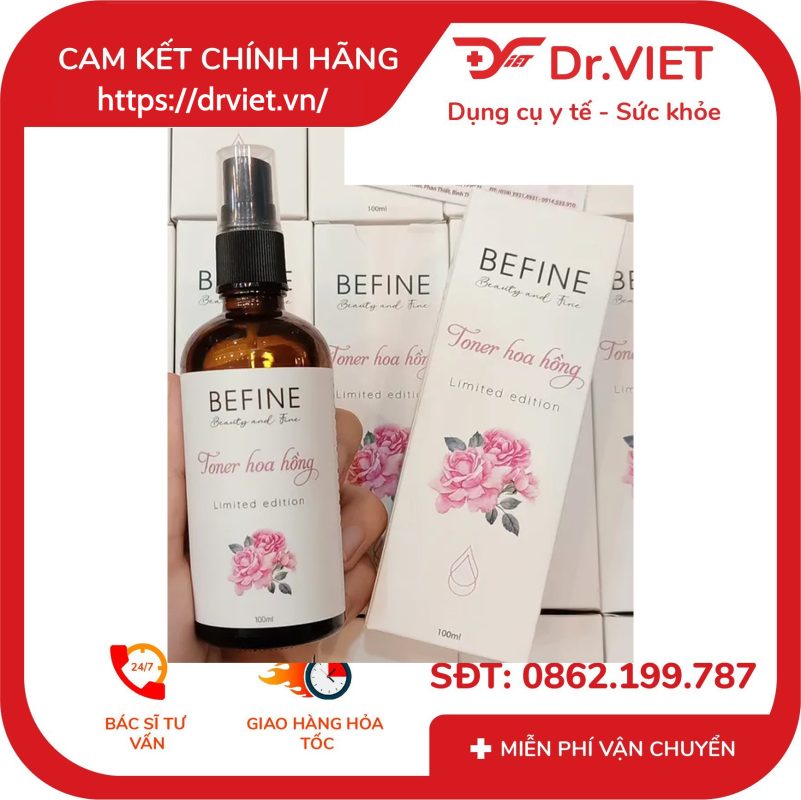 Toner hoa hồng Limited Befine 100ml 12 Toner hoa hồng Limited Befine 100ml