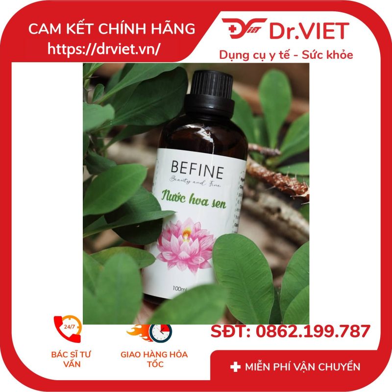 Alternative view of Nước hoa sen Toner hoa sen Befine
