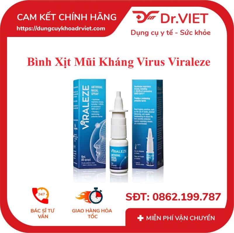 REVIEW BÌNH XỊT MŨI KHÁNG VIRUS VIRALEZE STARPHARMA