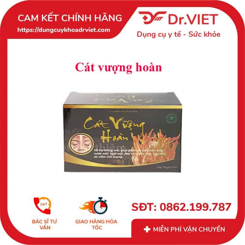 Top 20 sản phẩm giúp hỗ trợ điều trị viêm mũi dị ứng, viêm xoang Cát Vương Hoàn