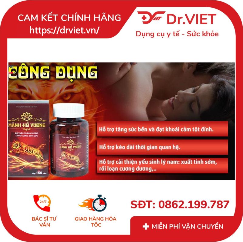 Viên uống Mãnh Hổ Vương Plus hỗ trợ tăng cường sinh lý nam 11 Viên uống Mãnh Hổ Vương Plus hỗ trợ tăng cường sinh lý nam