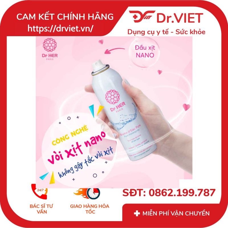 Xịt Khoáng Dr HER Paris 150ml