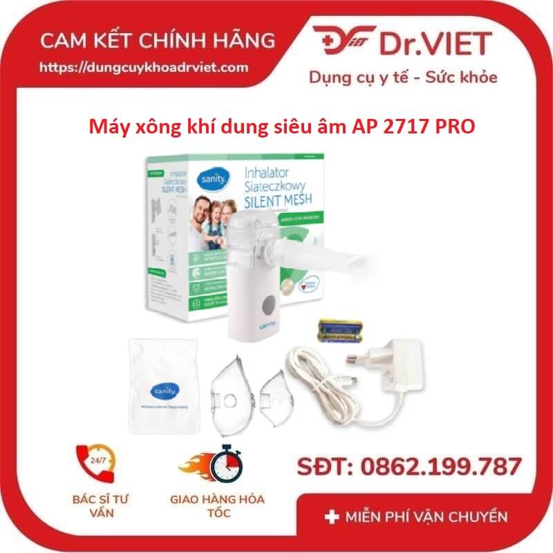 Máy xông khí dung siêu âm Sanity AP2717 PRO