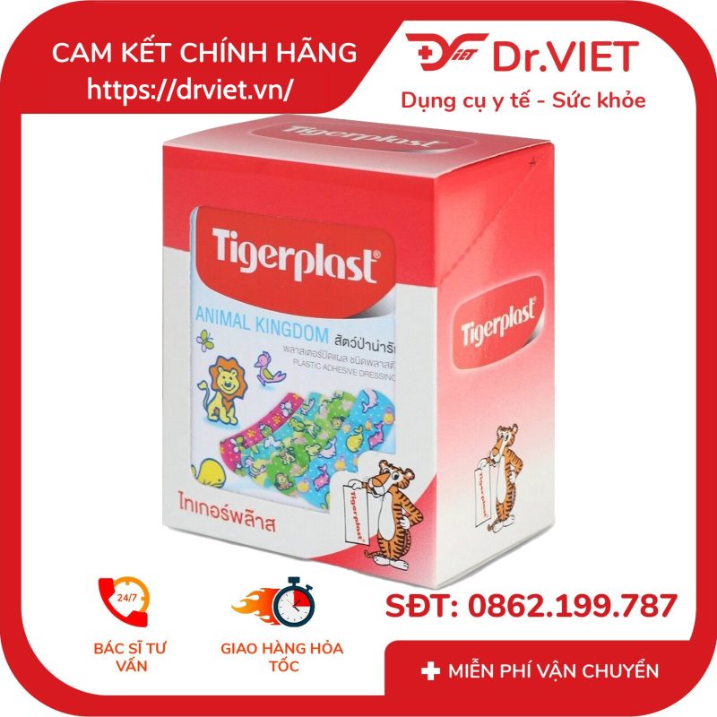Băng cá nhân Tigerplast Animal Kingdom 8 Băng cá nhân Tigerplast Animal Kingdom
