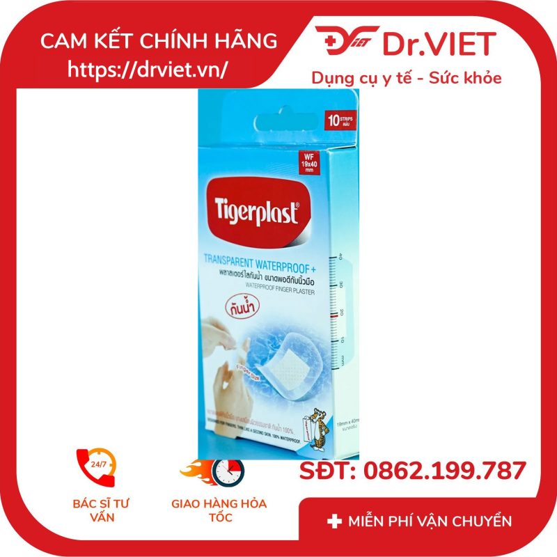 Băng gạc vết thương chống nước Tigerplast Waterproof 11 Băng gạc vết thương chống nước Tigerplast Waterproof