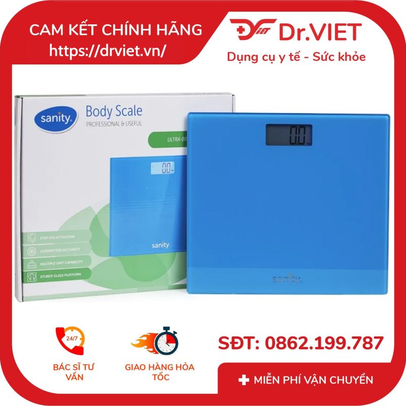 Cân sức khỏe điện tử Sanity S6400.ENG