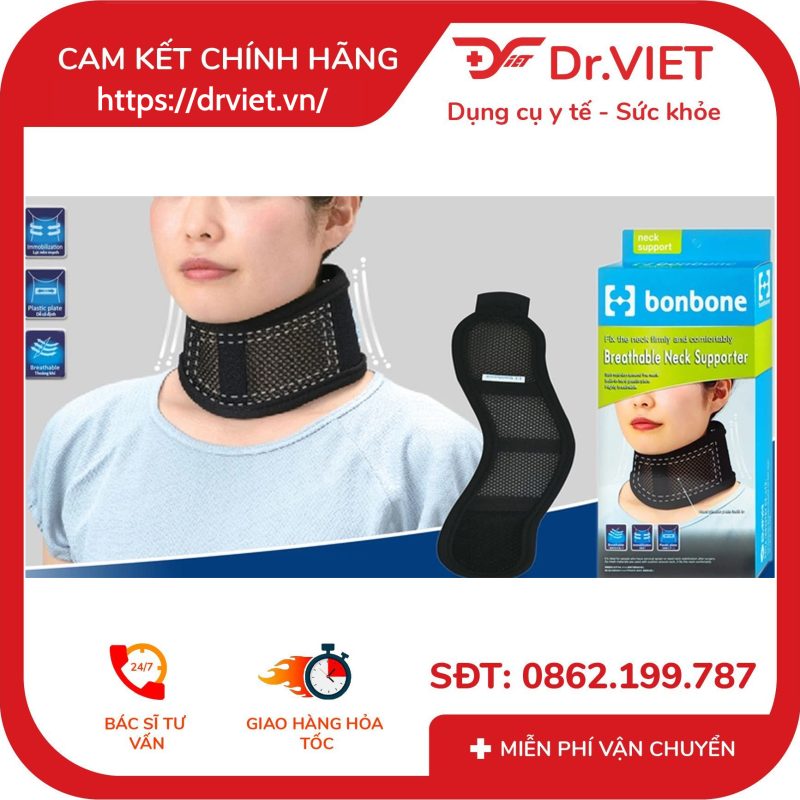 Đai nẹp cổ thoáng khí Bonbone Breathable Neck Support