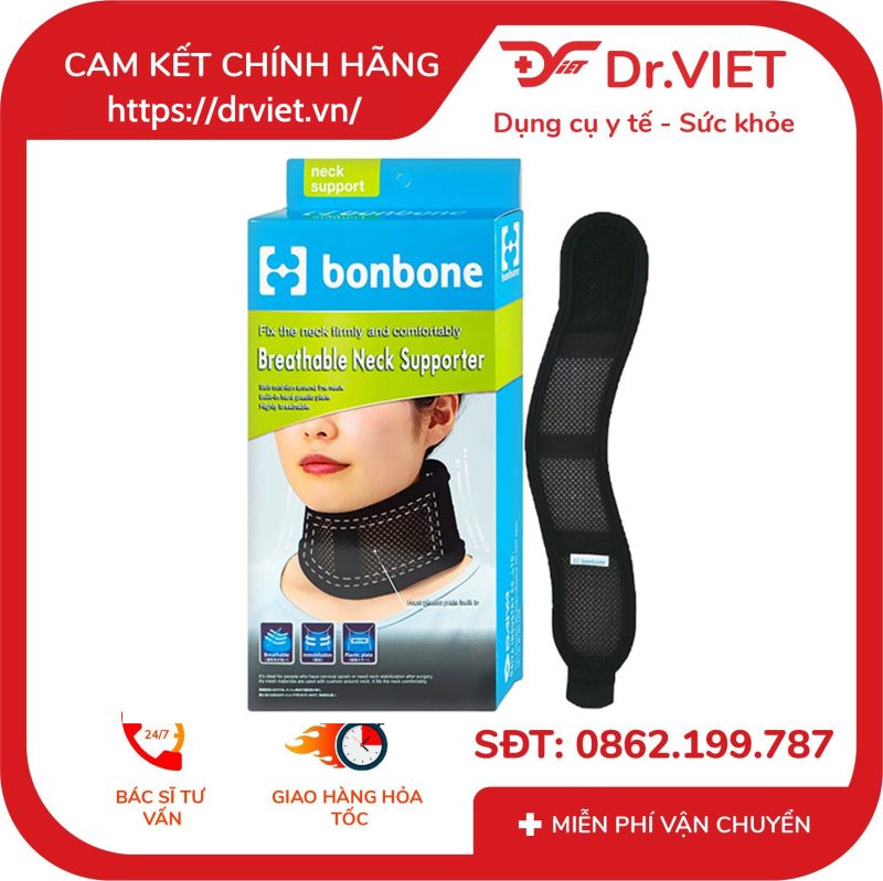 Đai nẹp cổ thoáng khí Bonbone Breathable Neck Support