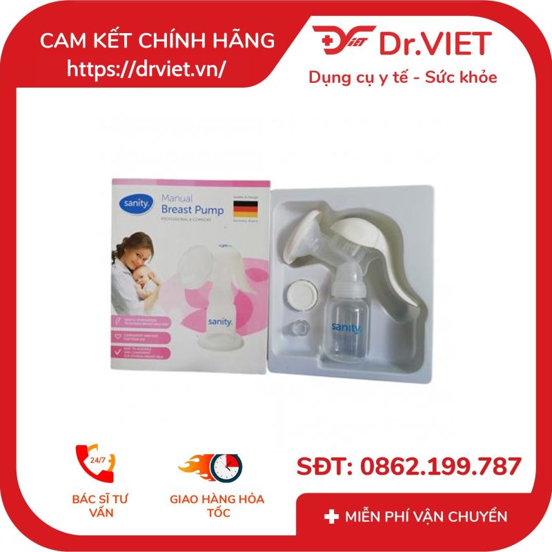 Dụng Cụ Hút Sữa Bằng Tay Sanity AP-154AM 10 Dụng Cụ Hút Sữa Bằng Tay Sanity AP-154AM