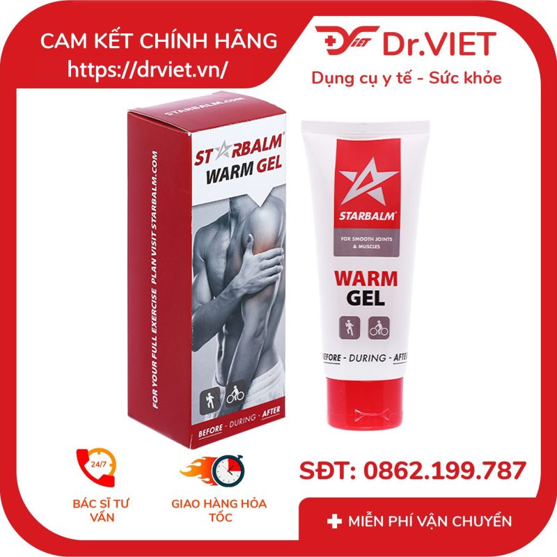 Gel xoa bóp làm nóng STARBALM WARM GEL 100ml