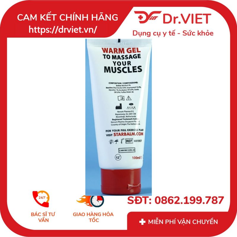 Gel xoa bóp làm nóng STARBALM WARM GEL 100ml