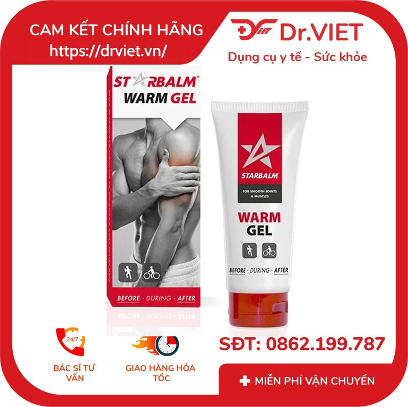 Gel xoa bóp làm nóng STARBALM WARM GEL 100ml