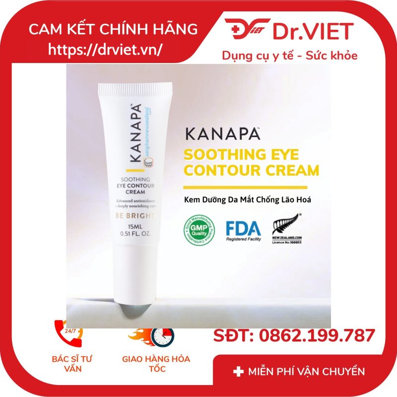 Kem Dưỡng Da Mắt Chống Lão Hoá Kanapa Soothing Eye Contour Cream 10 Kem Dưỡng Da Mắt Chống Lão Hoá Kanapa Soothing Eye Contour Cream