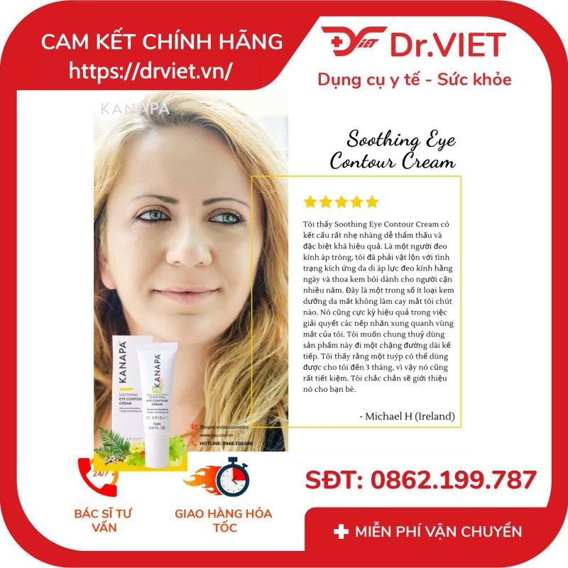 Alternative view of Kem Dưỡng Da Mắt Chống Lão Hoá Kanapa Soothing Eye Contour Cream