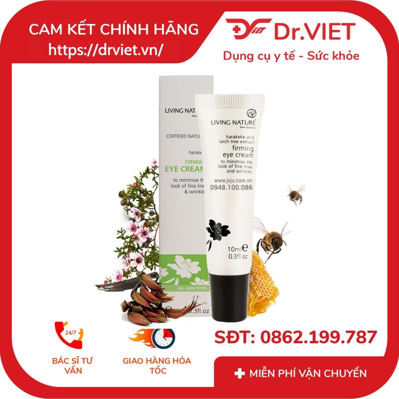 Kem dưỡng mắt chống lão hóa Living Nature Firming Eye Cream 10ml 9 Kem dưỡng mắt chống lão hóa Living Nature Firming Eye Cream 10ml