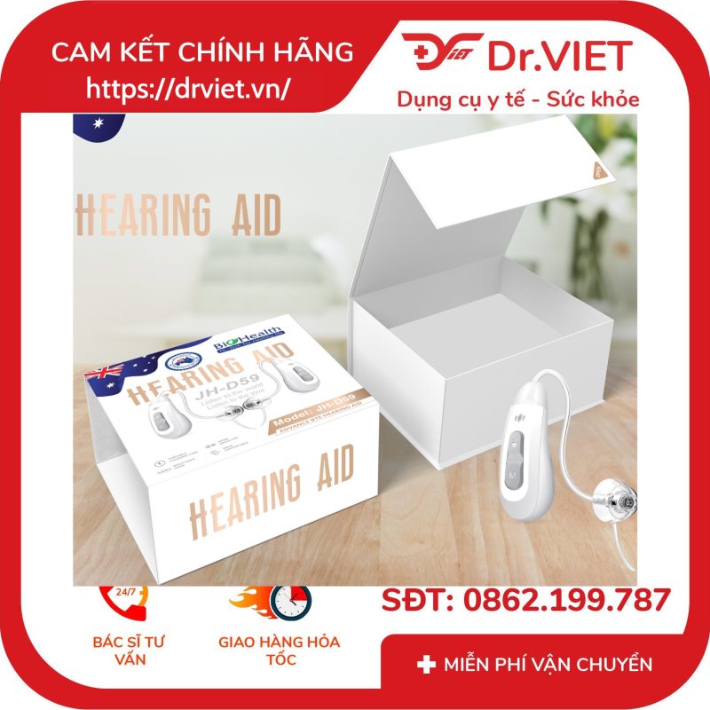 Máy trợ thính BioHealth ADV có pin sạc JH-D59
