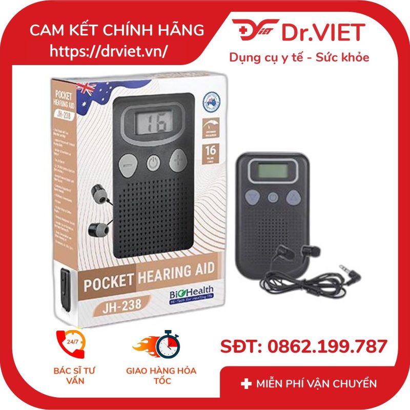 Máy trợ thính đeo tai Biohealth JH238
