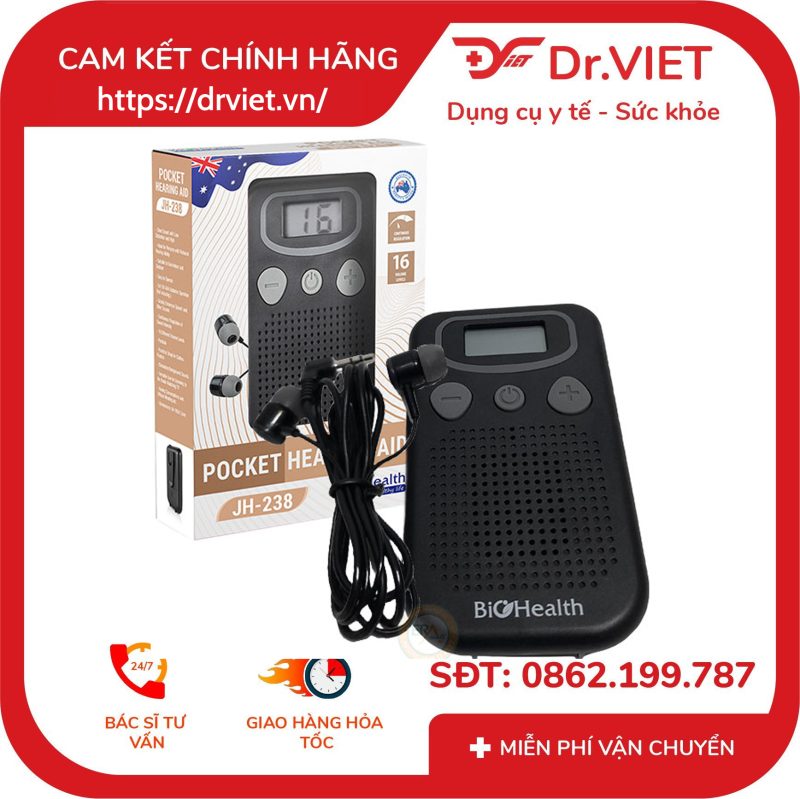 Máy trợ thính đeo tai Biohealth JH238