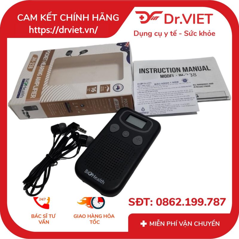 Máy trợ thính đeo tai Biohealth JH238