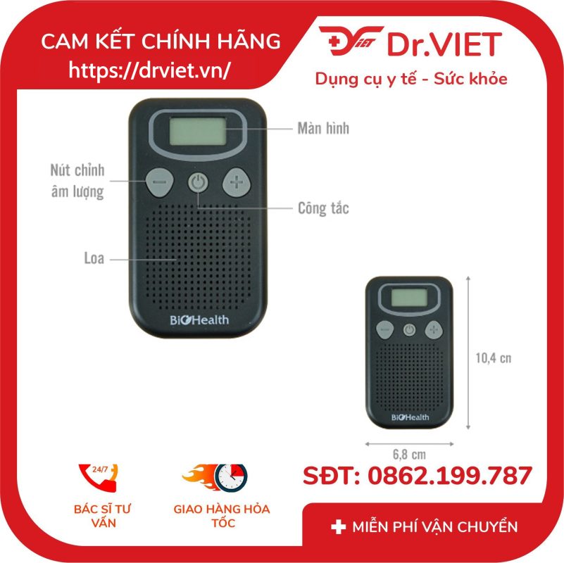 Máy trợ thính đeo tai Biohealth JH238 16 Máy trợ thính đeo tai Biohealth JH238