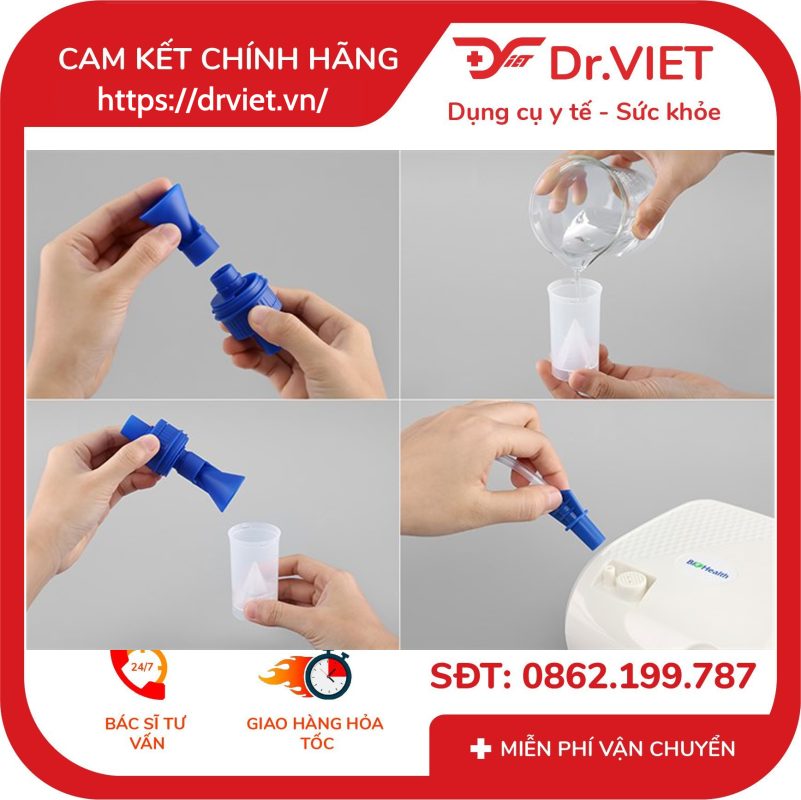 Máy xông khí dung BioHealth NEB Easy 17 Máy xông khí dung BioHealth NEB Easy