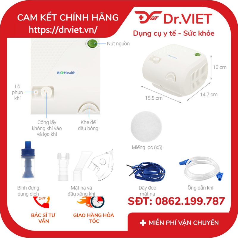 Alternative view of Máy xông khí dung BioHealth NEB Easy