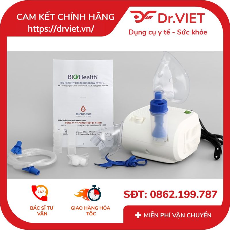 Máy xông khí dung BioHealth NEB Easy 17 Máy xông khí dung BioHealth NEB Easy