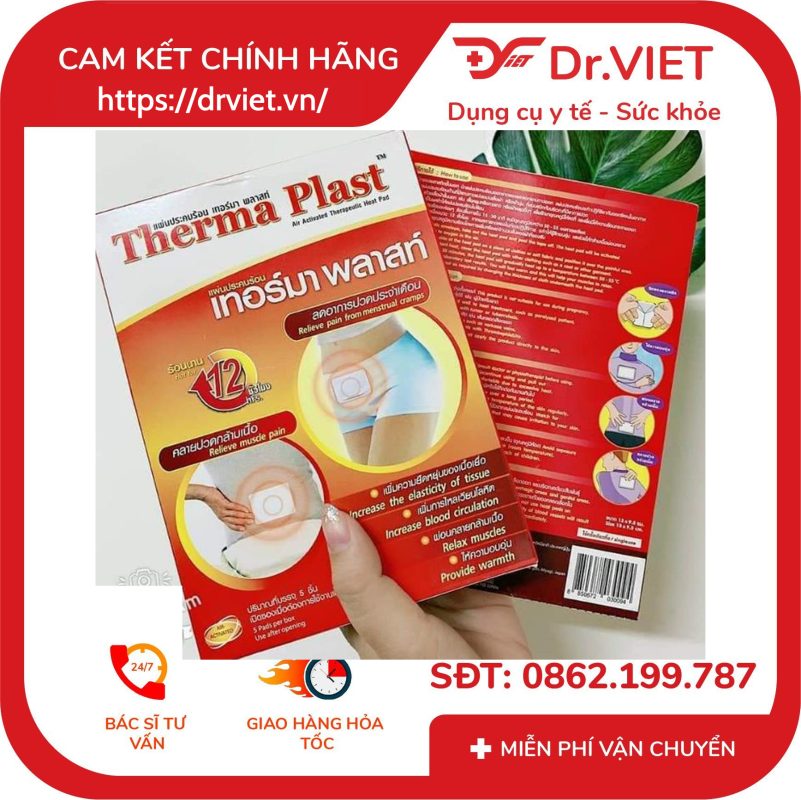 Miếng dán giữ nhiệt TigerPlast Therma Plast Hỗ trợ giảm đau và giữ ấm cơ thể 12 Miếng dán giữ nhiệt TigerPlast Therma Plast Hỗ trợ giảm đau và giữ ấm cơ thể