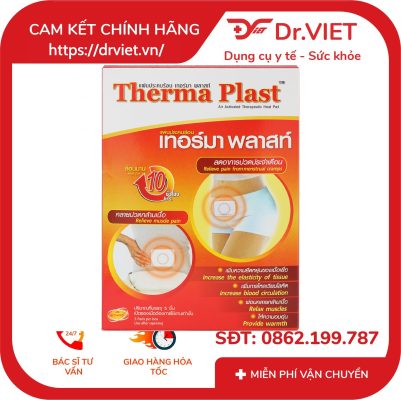 Miếng dán giữ nhiệt TigerPlast Therma Plast Hỗ trợ giảm đau và giữ ấm cơ thể
