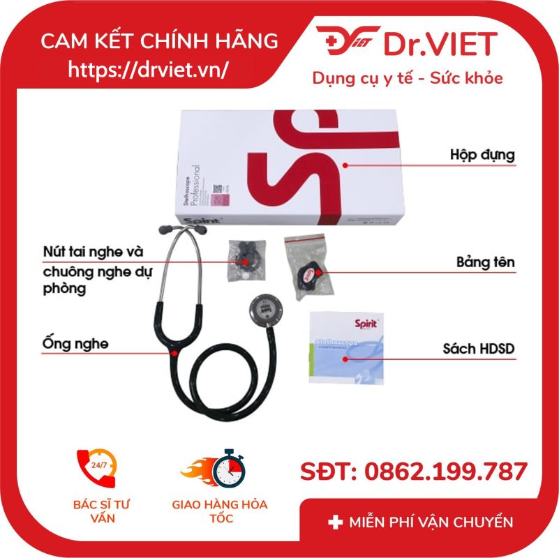 Ống Nghe Y Tế 2 Mặt Dòng Deluxe CK-SS601PF 18 Ống Nghe Y Tế 2 Mặt Dòng Deluxe CK-SS601PF