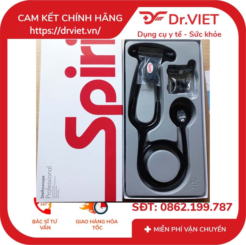Ống nghe y tế 1 mặt Spirit CK-M601CPF
